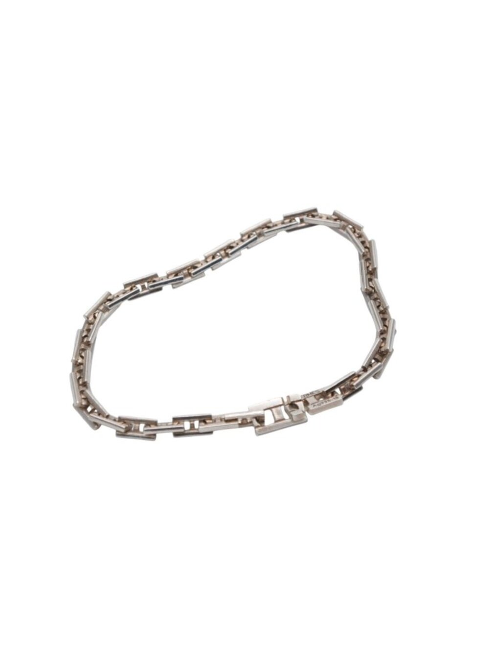 Hermes Hercules PM Bracelet Bangle 925 Sterling Silver 18 Vintage